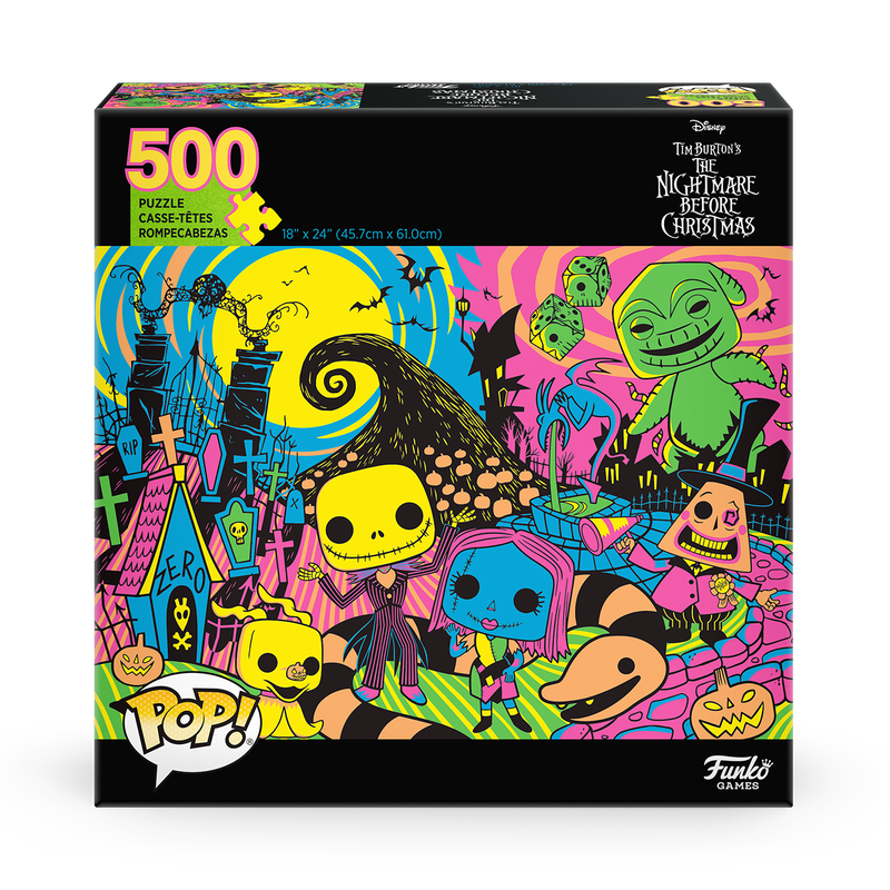 DISNEY L'Etrange Noël de Monsieur Jack "Blacklight" POP Puzzles