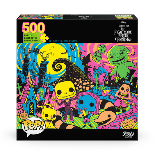 DISNEY L'Etrange Noël de Monsieur Jack "Blacklight" POP Puzzles