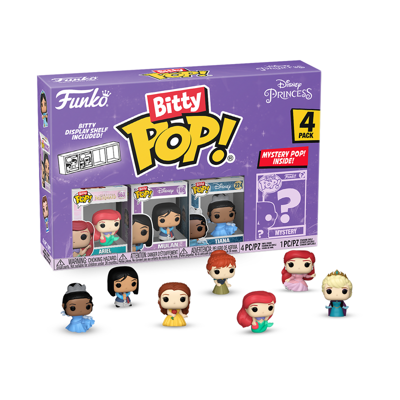 Bitty Pop! Disney Princess 4-Pack Series 1