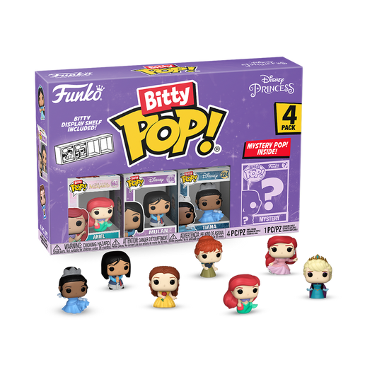 Bitty Pop! Disney Princess 4-Pack Series 1