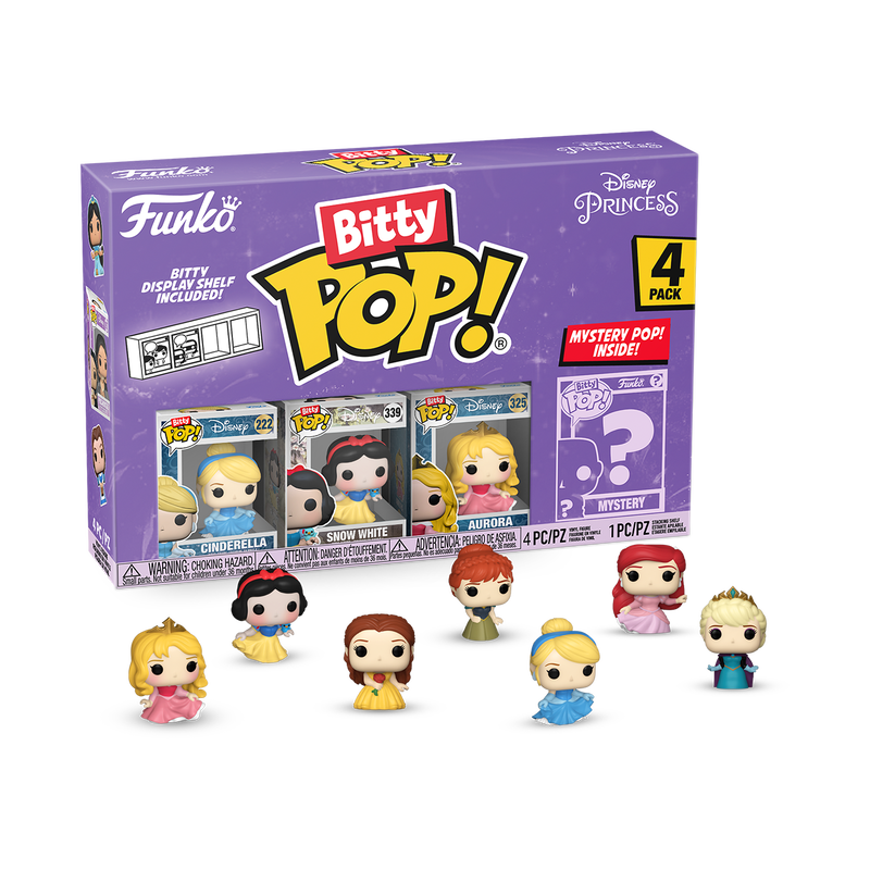 Bitty Pop! Disney Princess 4-Pack Series 3