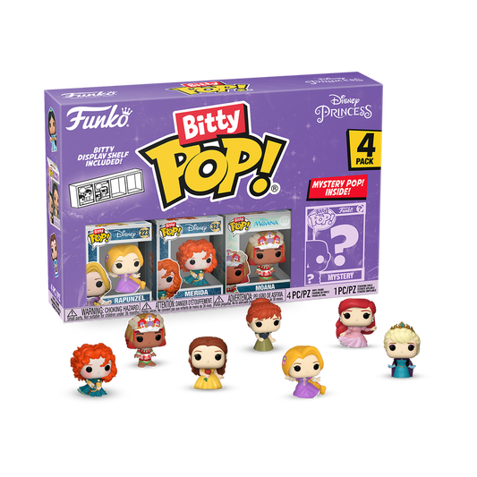 Bitty Pop! Disney Princess 4-Pack Series 4