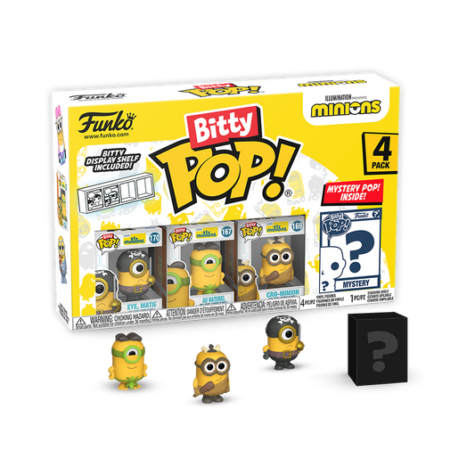 Bitty Pop! Minions 4-Pack Series 1