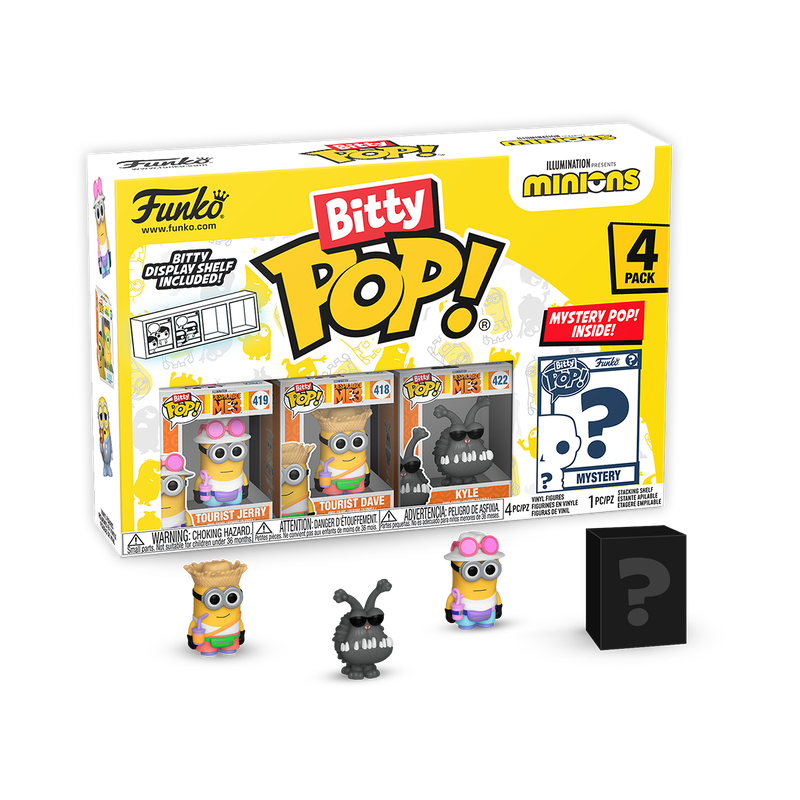 Bitty Pop! Minions 4-PACK - Series 4 - PRECOMMANDE*