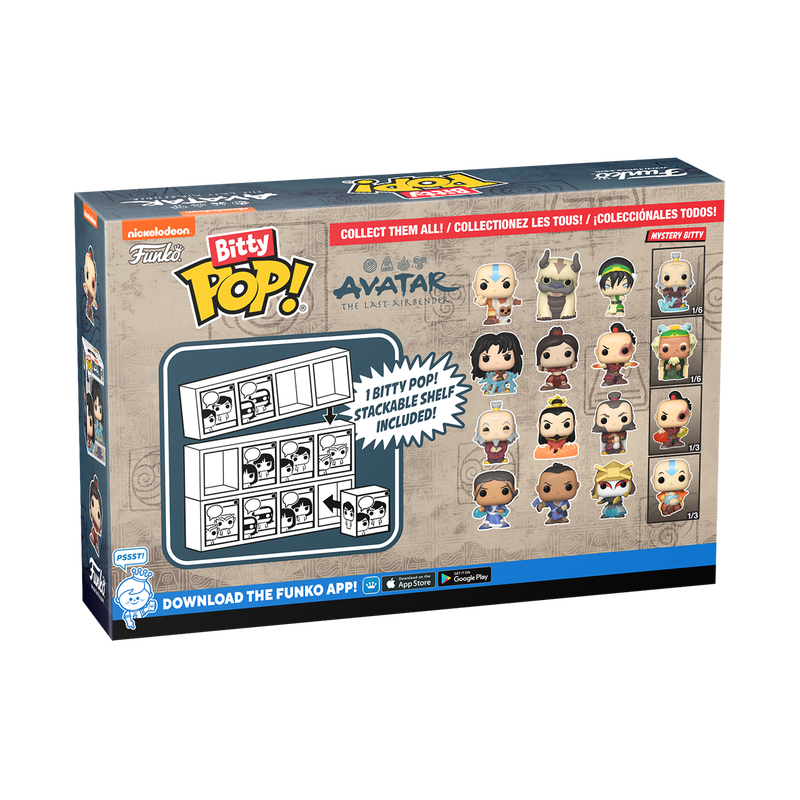 Bitty Pop! Avatar le dernier maître de l´air 4-Pack Series 3