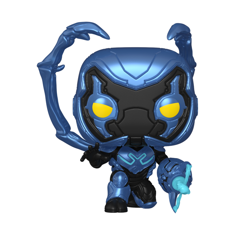 Blue Beetle Crouching Glow