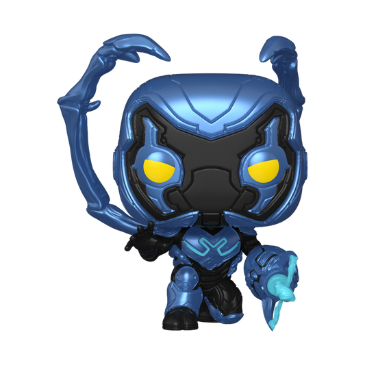 Blue Beetle Crouching Glow