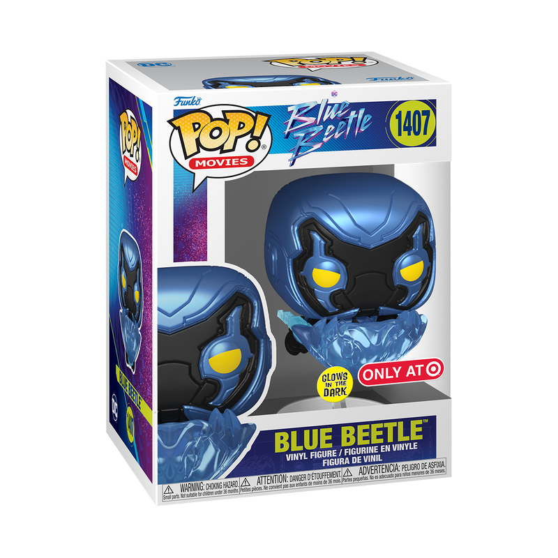 Blue Beetle Flying Glow