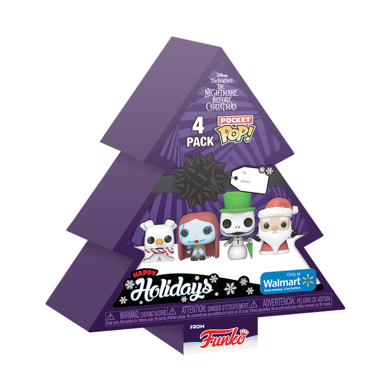 NBX - Pocket Pop! 4 Pack- Tree Holiday