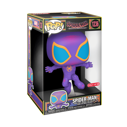 Pop! Jumbo Spider-Man (Miles Morales) (Black Light)