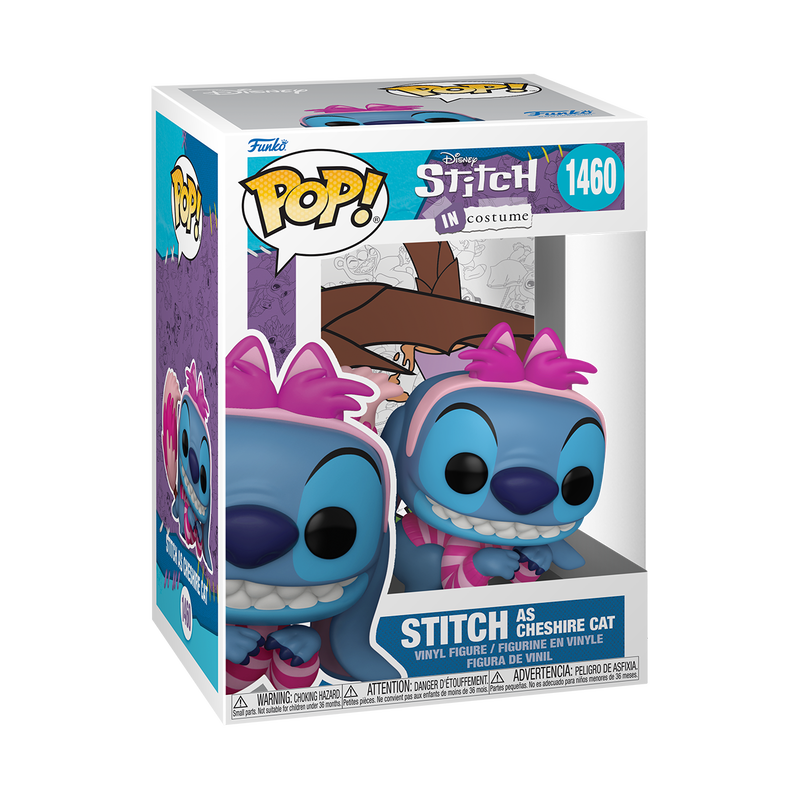 Stitch en Chat du Cheshire