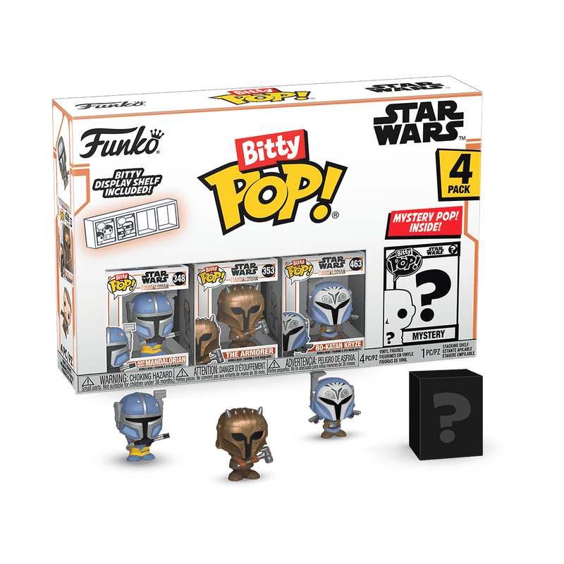 Bitty Pop! Star Wars: The Mandalorian 4-pak serie 1