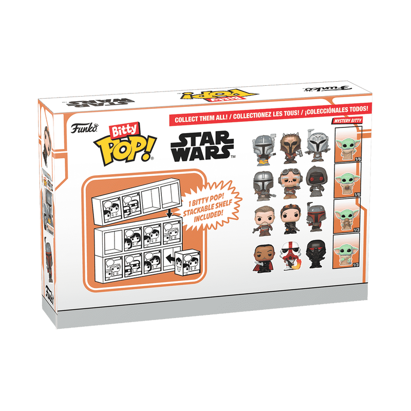 Bitty Pop! Star Wars: The Mandalorian 4-pak serie 2