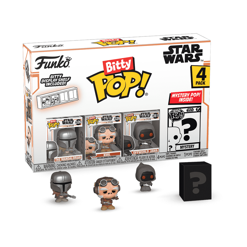 Bitty Pop! Star Wars: The Mandalorian 4-pak serie 2