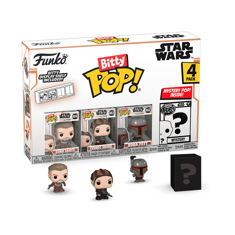 Bitty Pop! Star Wars: The Mandalorian 4-pak serie 3