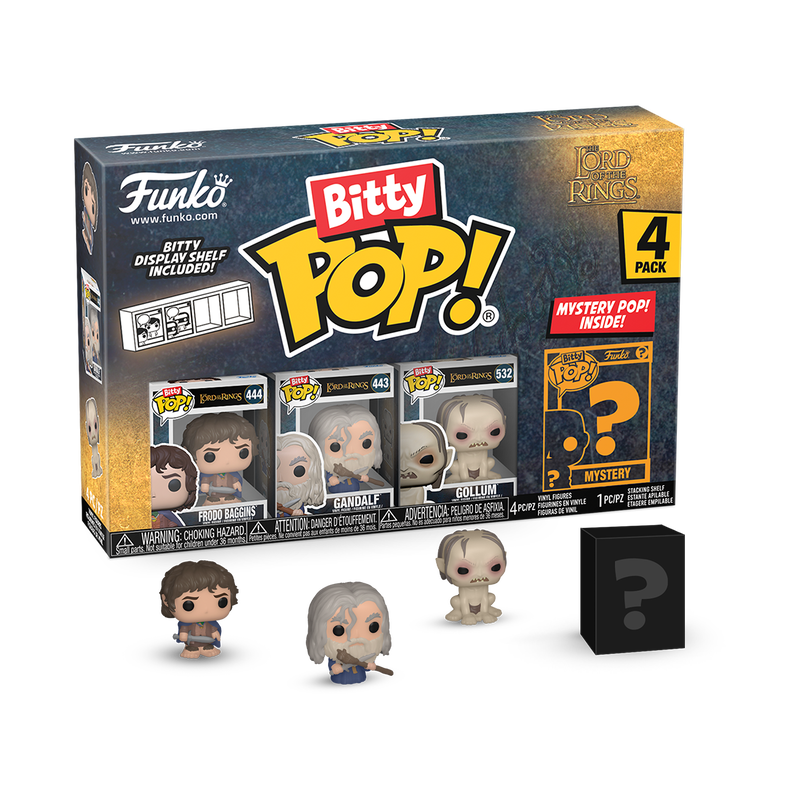 Bitty Pop! Il Signore degli Anelli - Confezione da 4 - Serie 1