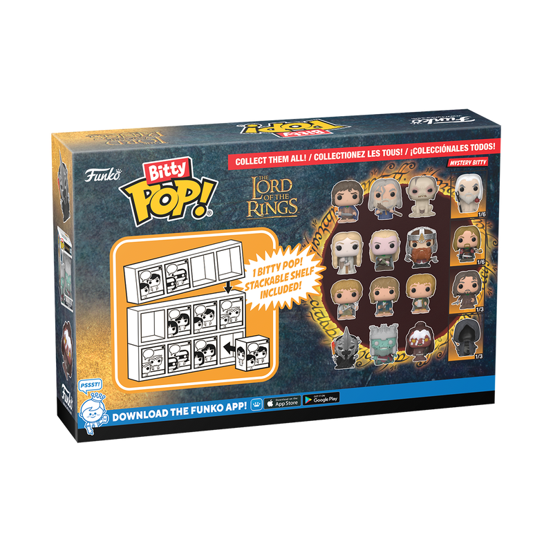 Bitty Pop! Il Signore degli Anelli - Confezione da 4 - Serie 1