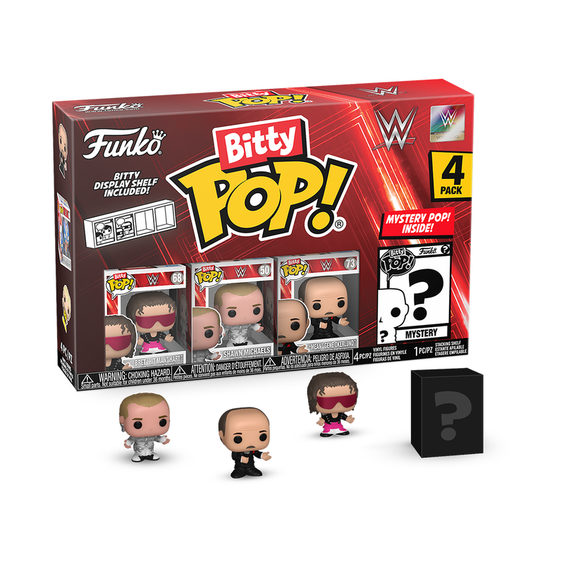 Bitty Pop! WWE:n 4 kappaleen pakkaus, kausi 1