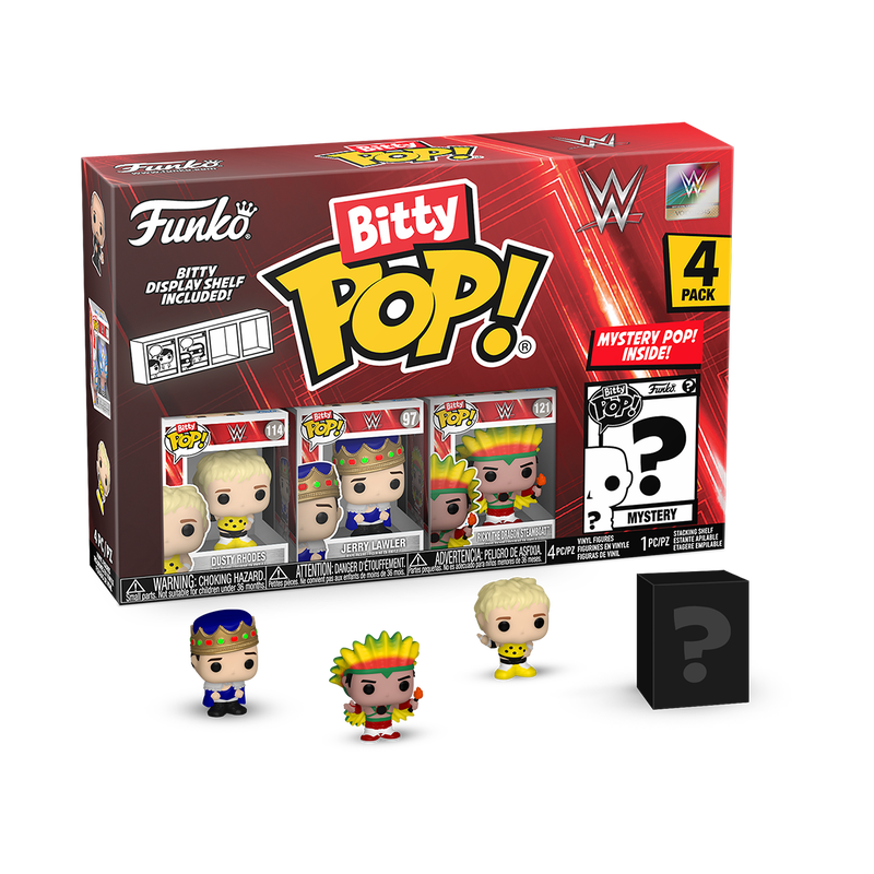 Bitty Pop! WWE:n 4 kappaleen pakkaus, kausi 2