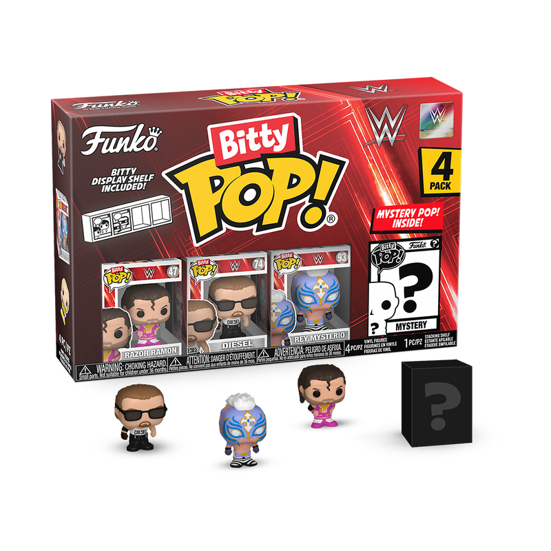 Bitty Pop! WWE:n 4 kappaleen pakkaus, kausi 3