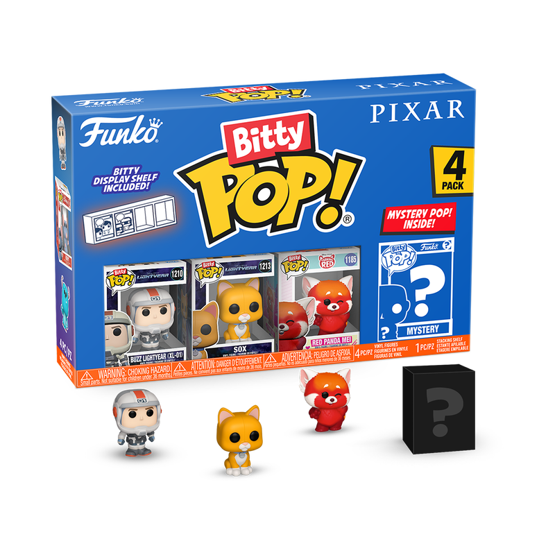 Bitty Pop! Pixar 4-Pack Series 1