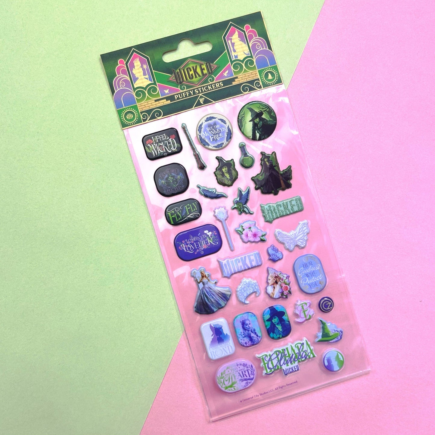 Autocollants – en relief Wicked For Good | Blueprint Collections – vue 4