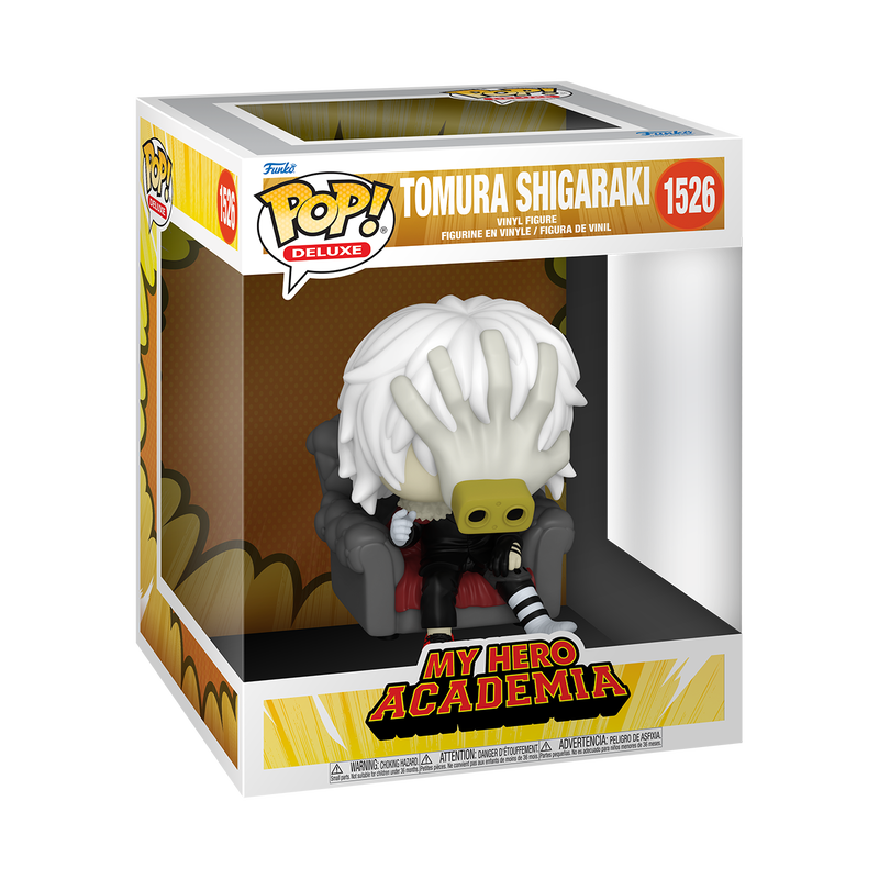 Tomura Shigaraki op stoel 