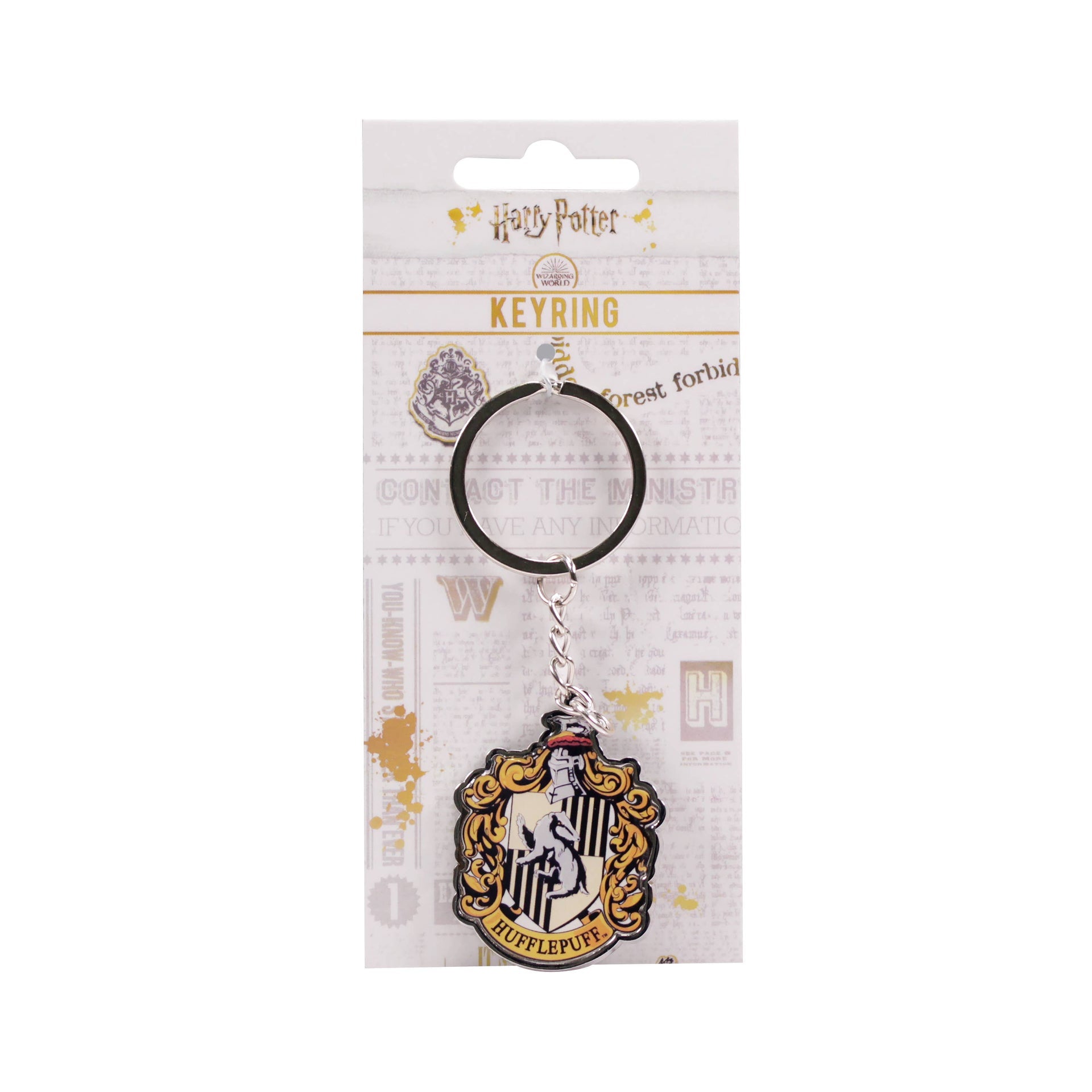 Harry-Potter-Schlüsselanhänger – Hufflepuff-Wappen