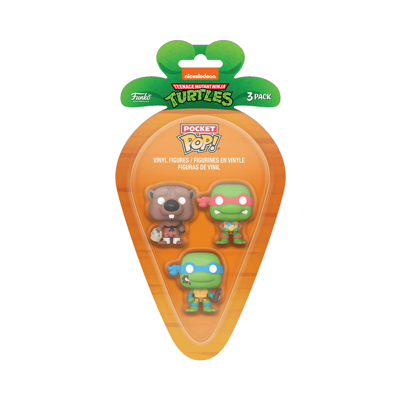 Pocket Pop! Pääsiäisen Teini-ikäiset mutanttininjakilpikonnat 3-pakkaus 