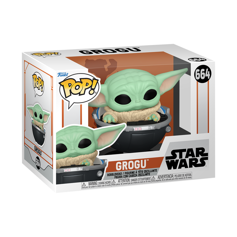 Pop! Grogu lentävissä rattaissa