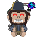 Monkey Bomb Plush (9in)