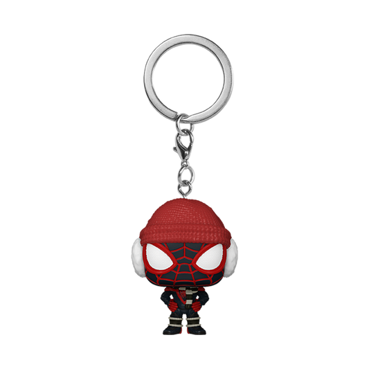 Pop! Keychain Miles Morales "Tenue Hiver"