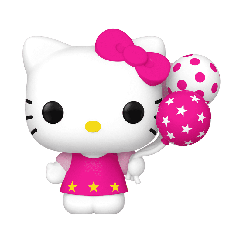 Pop! Hello Kitty ilmapallojen kanssa