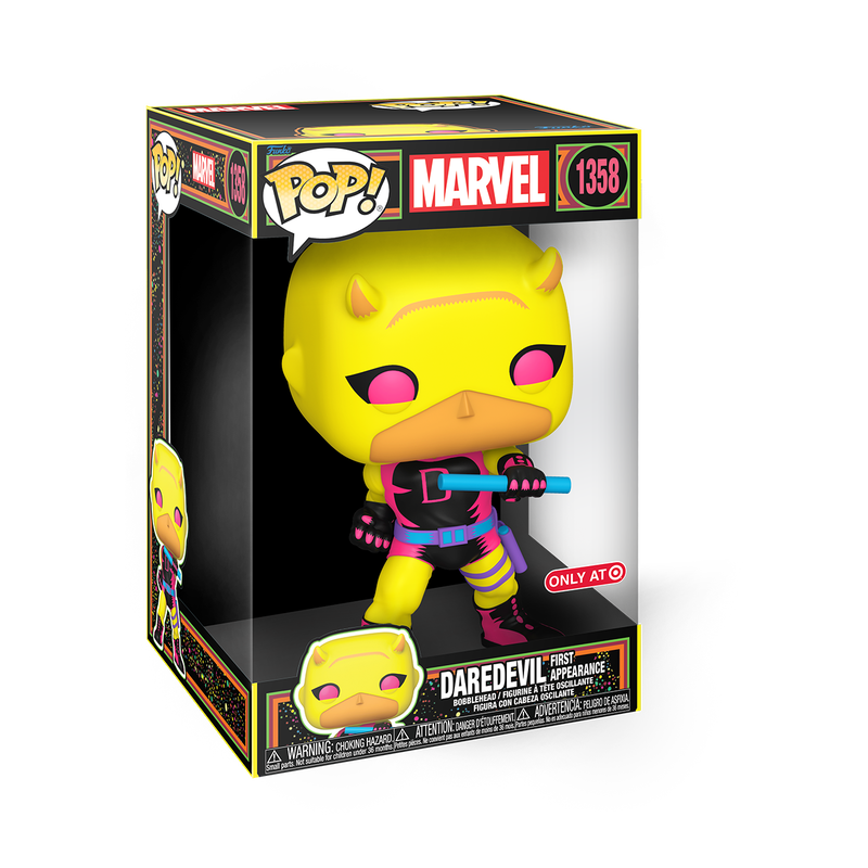 Pop! Jumbo Daredevil (Yellow & Red) (Black Light)