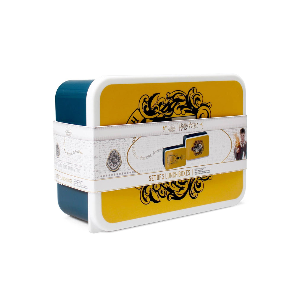 2er-Set Harry-Potter-Lunchboxen – Hufflepuff
