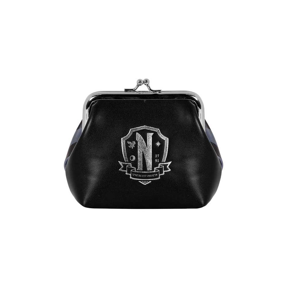 Wednesday Original Retro Maxi Wallet, Schwarz