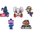FNAF Ruin Pin Set