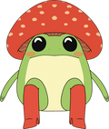 Petite Peluche Grenouille (9po)