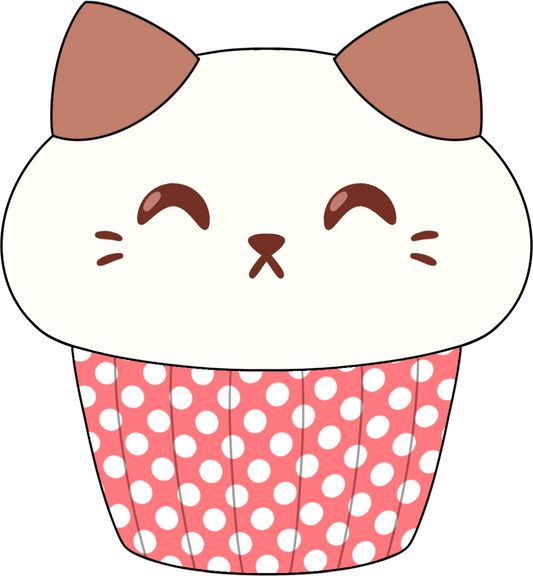 Kitty Cupcake Plush (9in)
