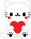 Gatito Sentimental Plüsch (23 cm)