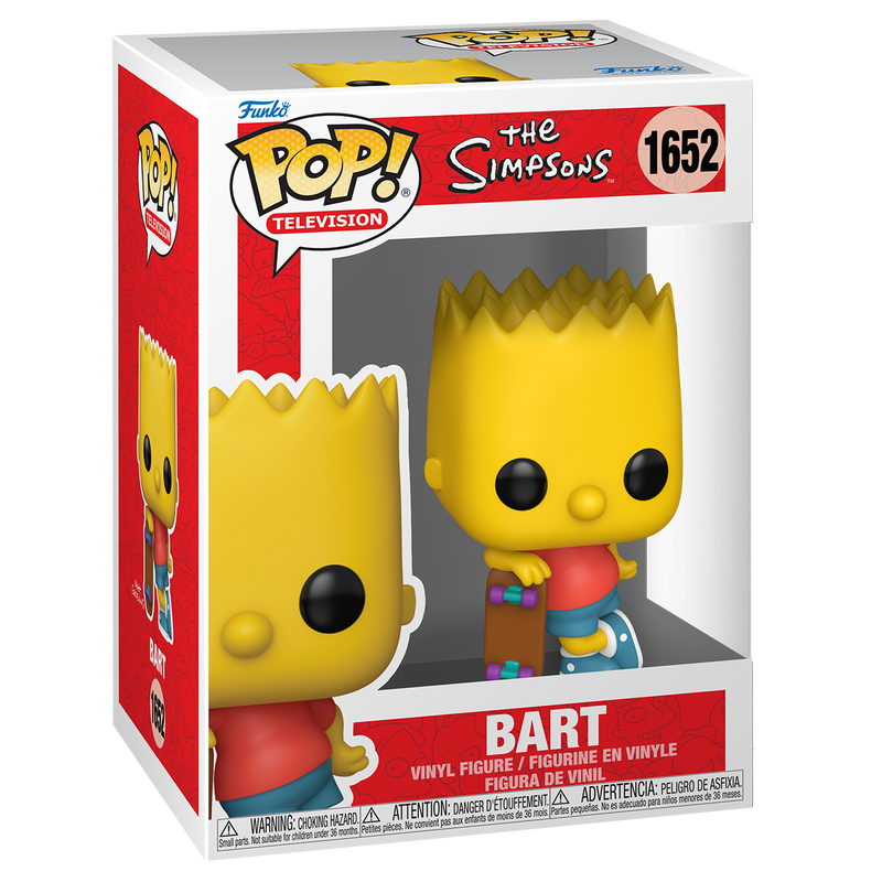 Pop! Bart Simpson avec Skateboard