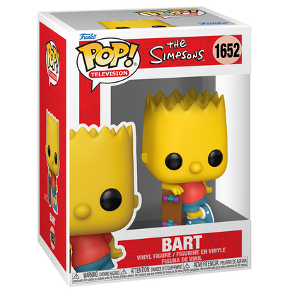 Pop! Bart Simpson avec Skateboard