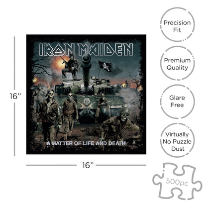 Puzzle Iron Maiden: Otázka života a smrti - 500 pencí