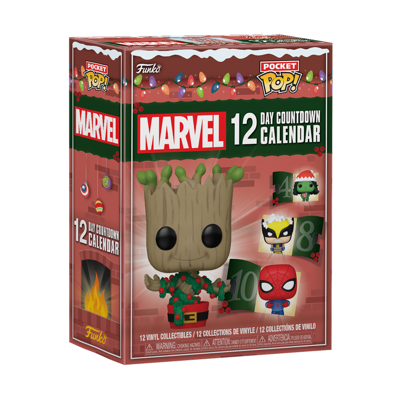 Calendrier de l'avent Marvel - Pocket Pop! 12 Jours