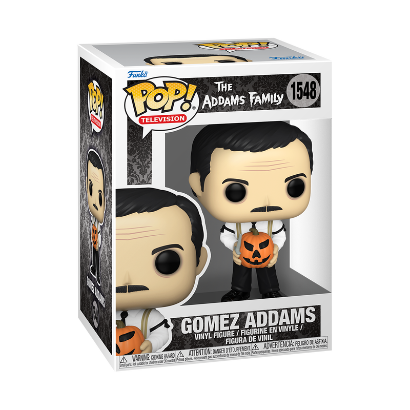 Gomez Addams avec Jack-o-Lantern