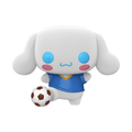 pop cinnamoroll with soccer ball flocked 86