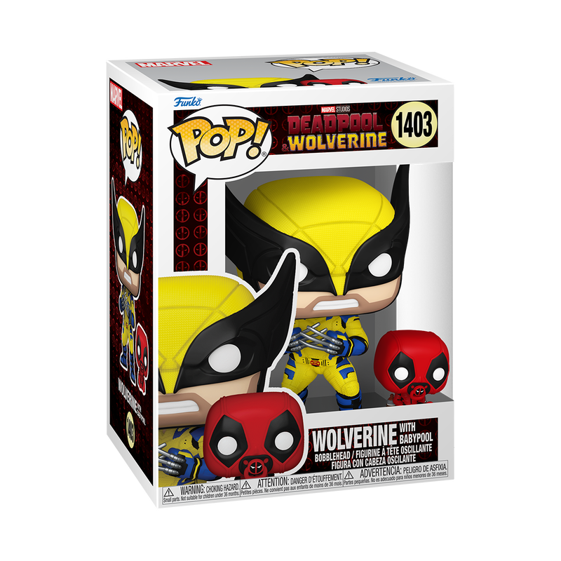 Pop! Wolverine avec Babypool - Pop! & Buddy