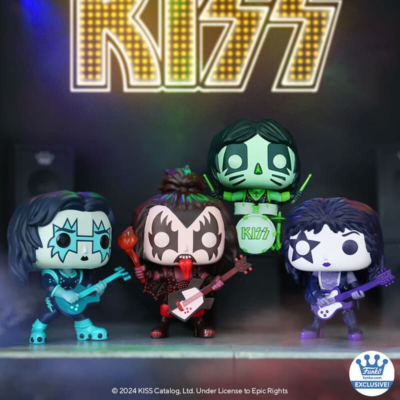 Pop! KISS (Värivalaisin) 4-pakkaus 