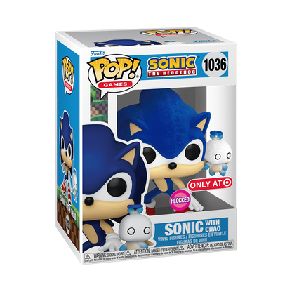 Pop! & Buddy Sonic avec Chao (Flocked)