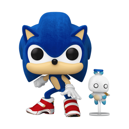 Pop! & Buddy Sonic avec Chao (Flocked)